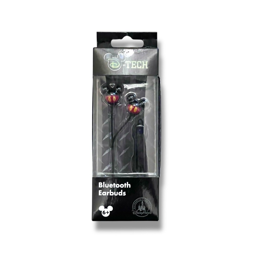 NIB Disney‎ Parks Earbuds Mickey Mouse Ears Bluetooth D-Tech